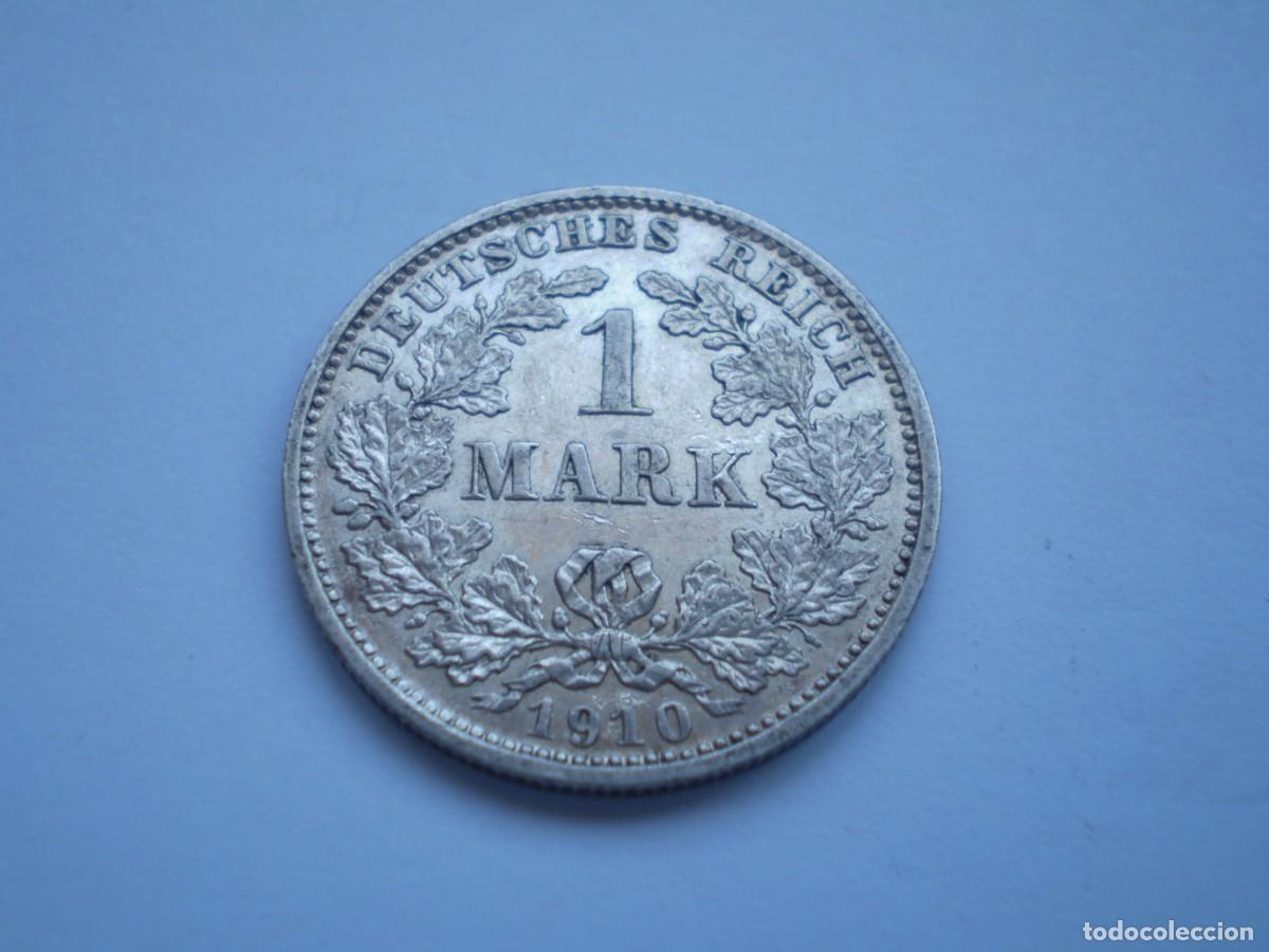 Alte M&uuml;nzen aus Europa: 5SCE14 Germany 1910 D silver 1 mark