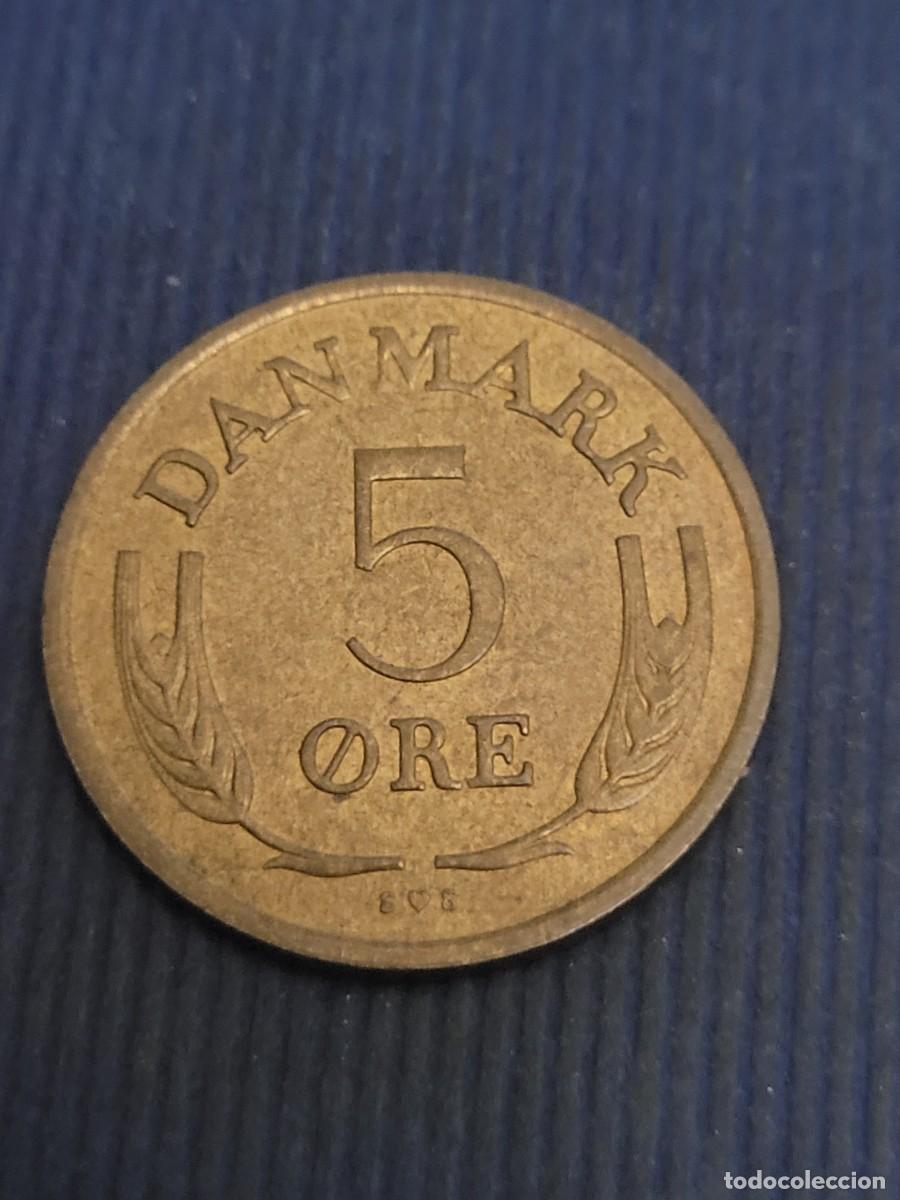 Monedas antiguas de Europa: Moneda 5 ore 1972 Dinamarca - Foto 2
