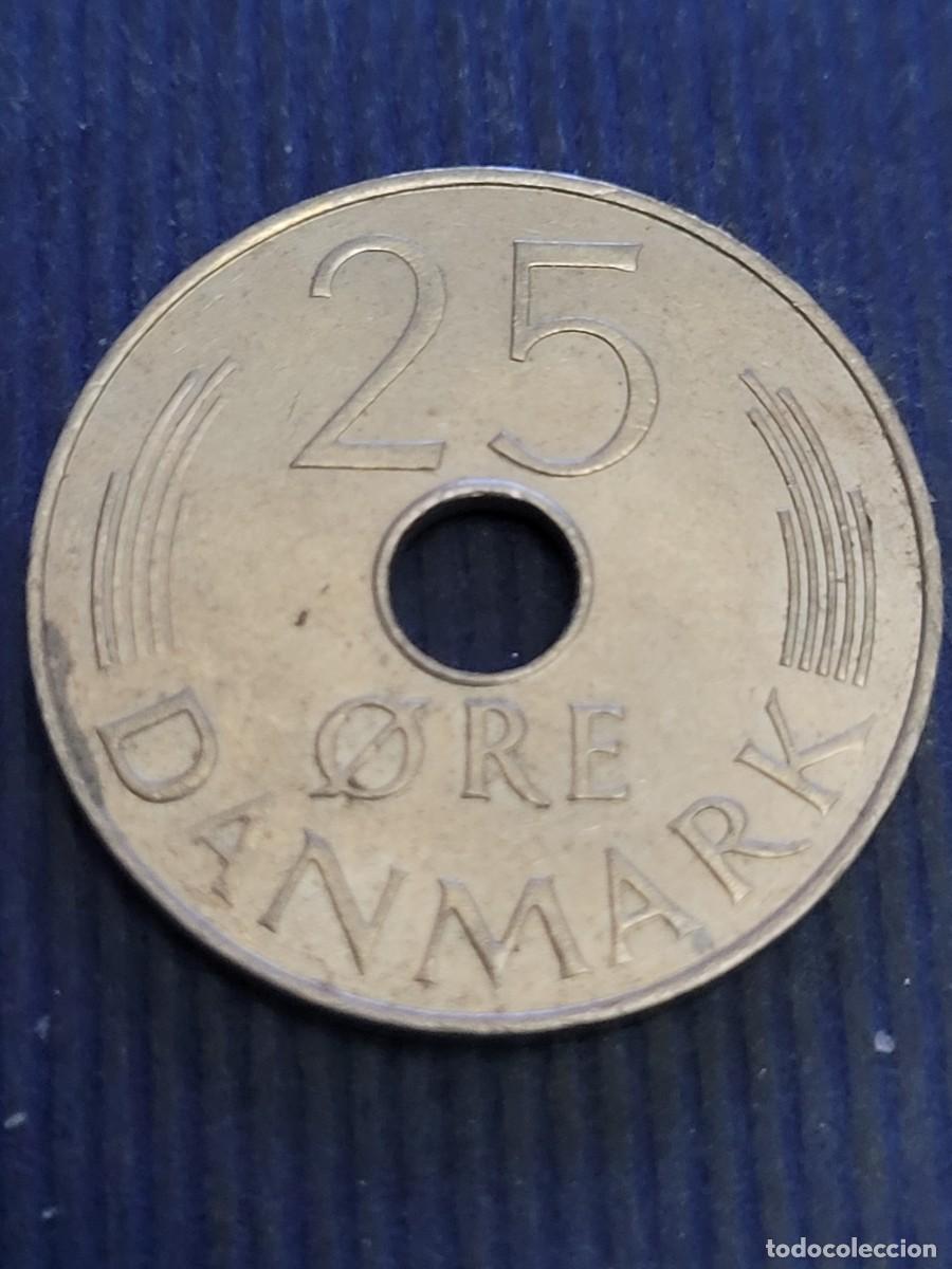 Monedas antiguas de Europa: Moneda 25 ore 1985 Dinamarca - Foto 2