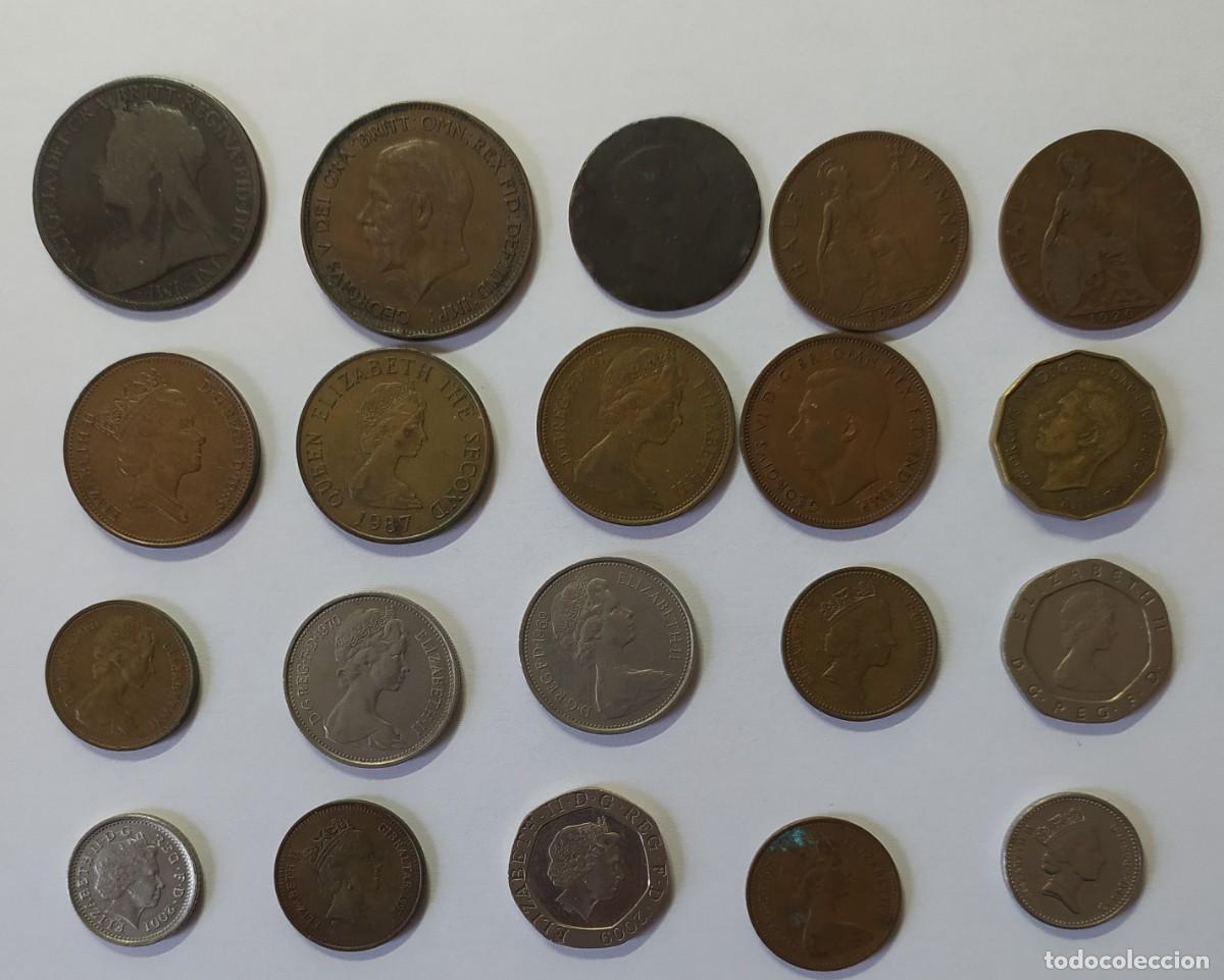 Monedas antiguas de Europa: LOTE MONEDAS INGLATERRA - Foto 1