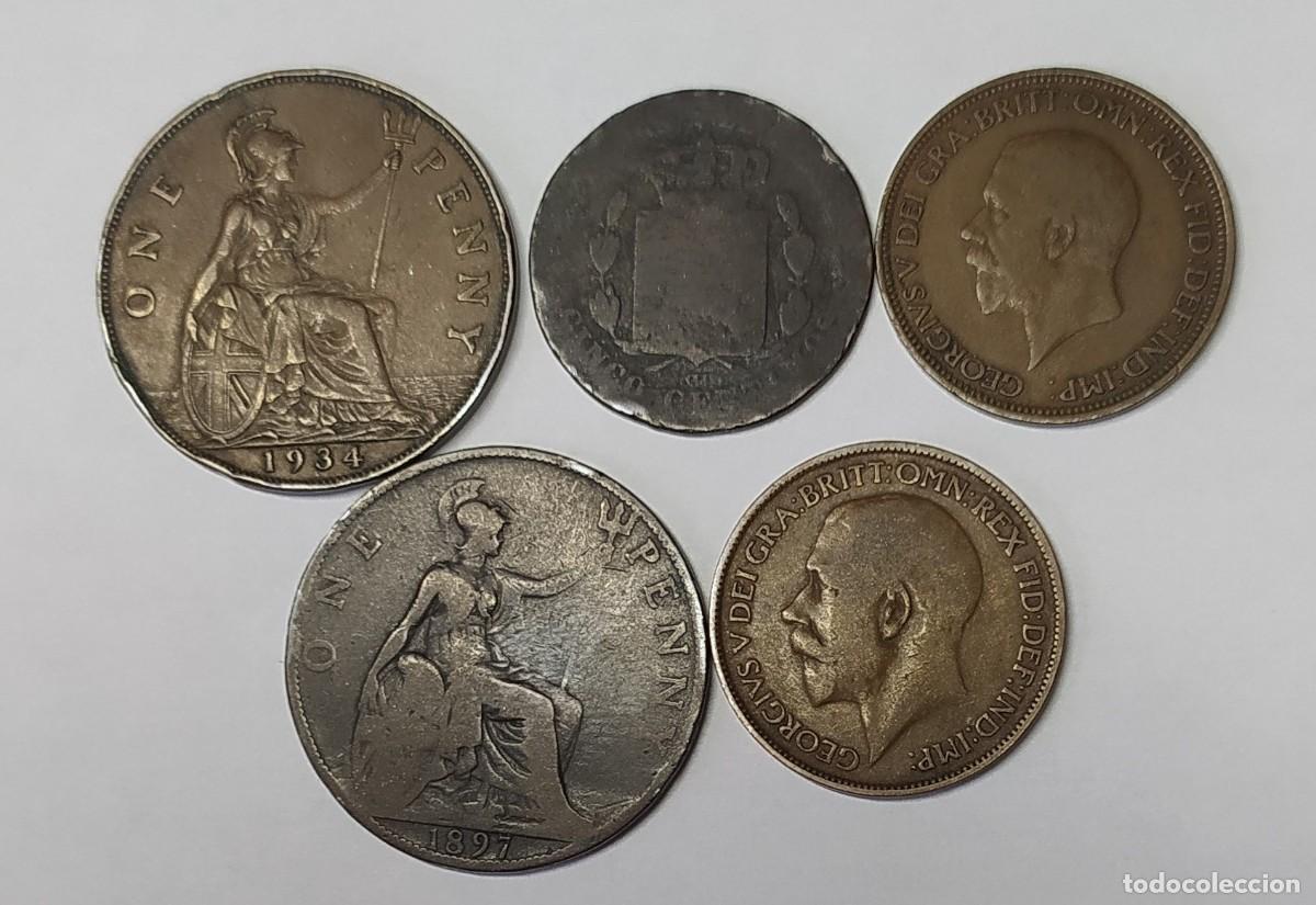 Monedas antiguas de Europa: LOTE MONEDAS INGLATERRA - Foto 3