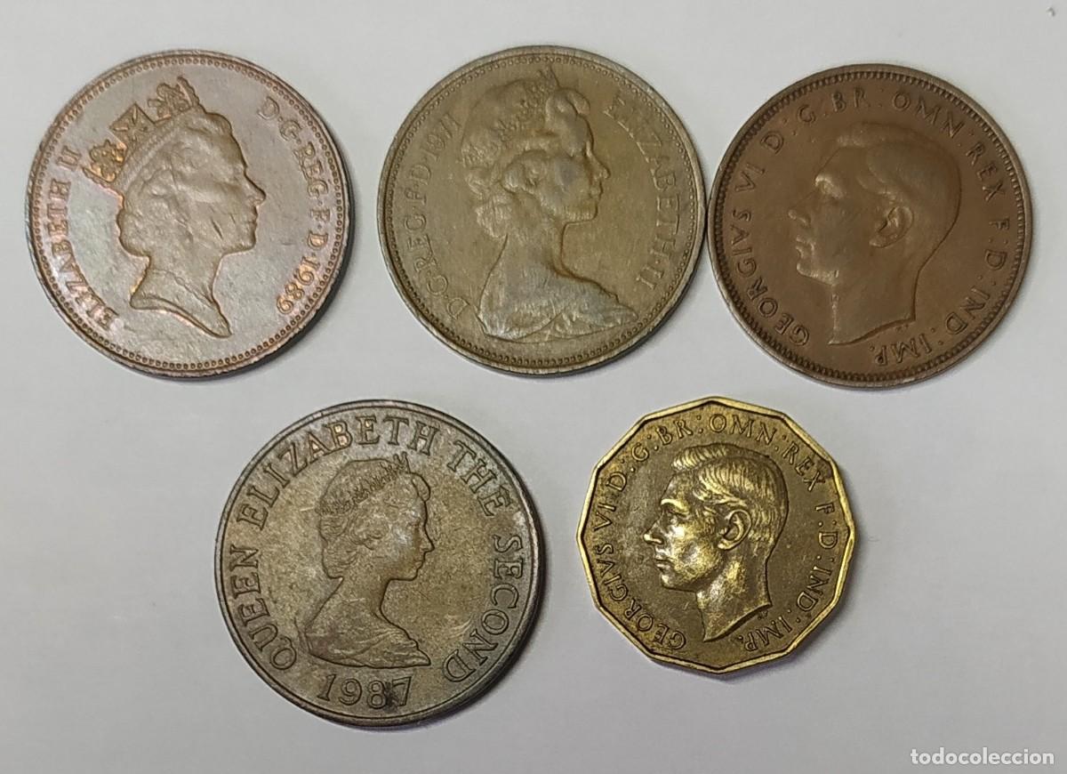 Monedas antiguas de Europa: LOTE MONEDAS INGLATERRA - Foto 4