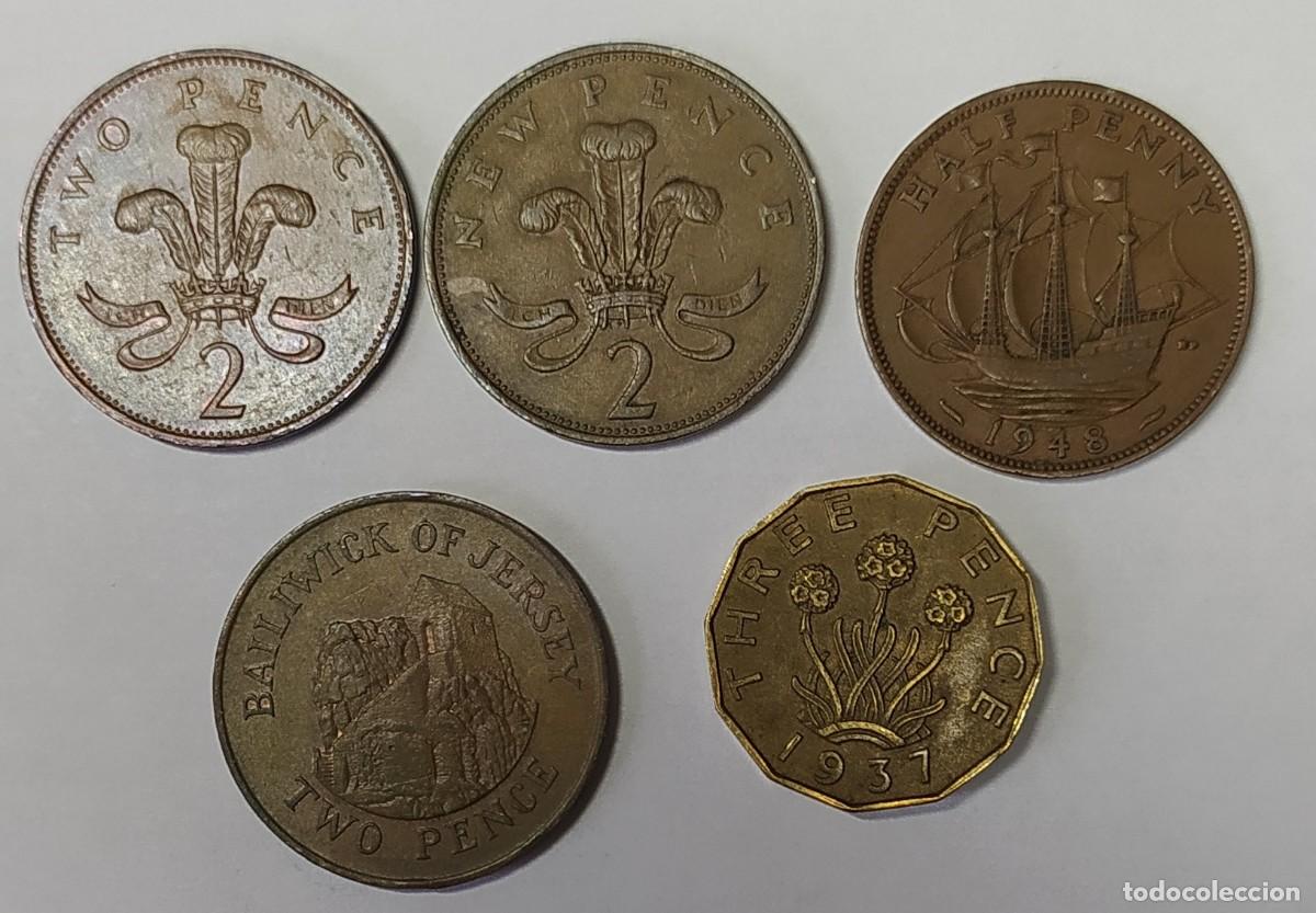 Monedas antiguas de Europa: LOTE MONEDAS INGLATERRA - Foto 5