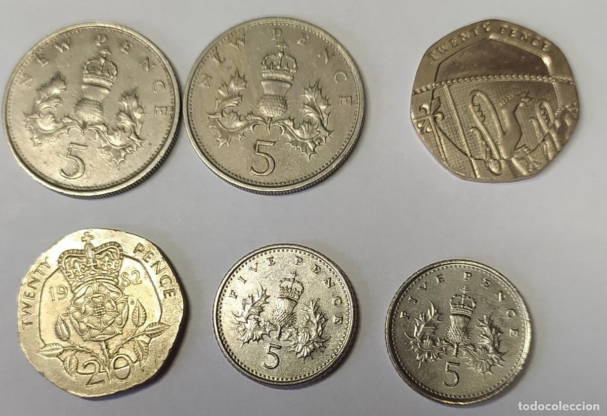 Monedas antiguas de Europa: LOTE MONEDAS INGLATERRA - Foto 7