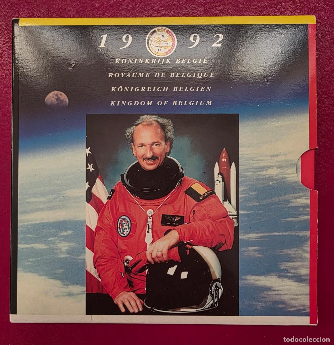 Moedas antigas da Europa: Colecci&oacute;n Oficial de Monedas B&eacute;lgica 1992 &ndash; Edici&oacute;n Especial del Astronauta Dirk Frimout