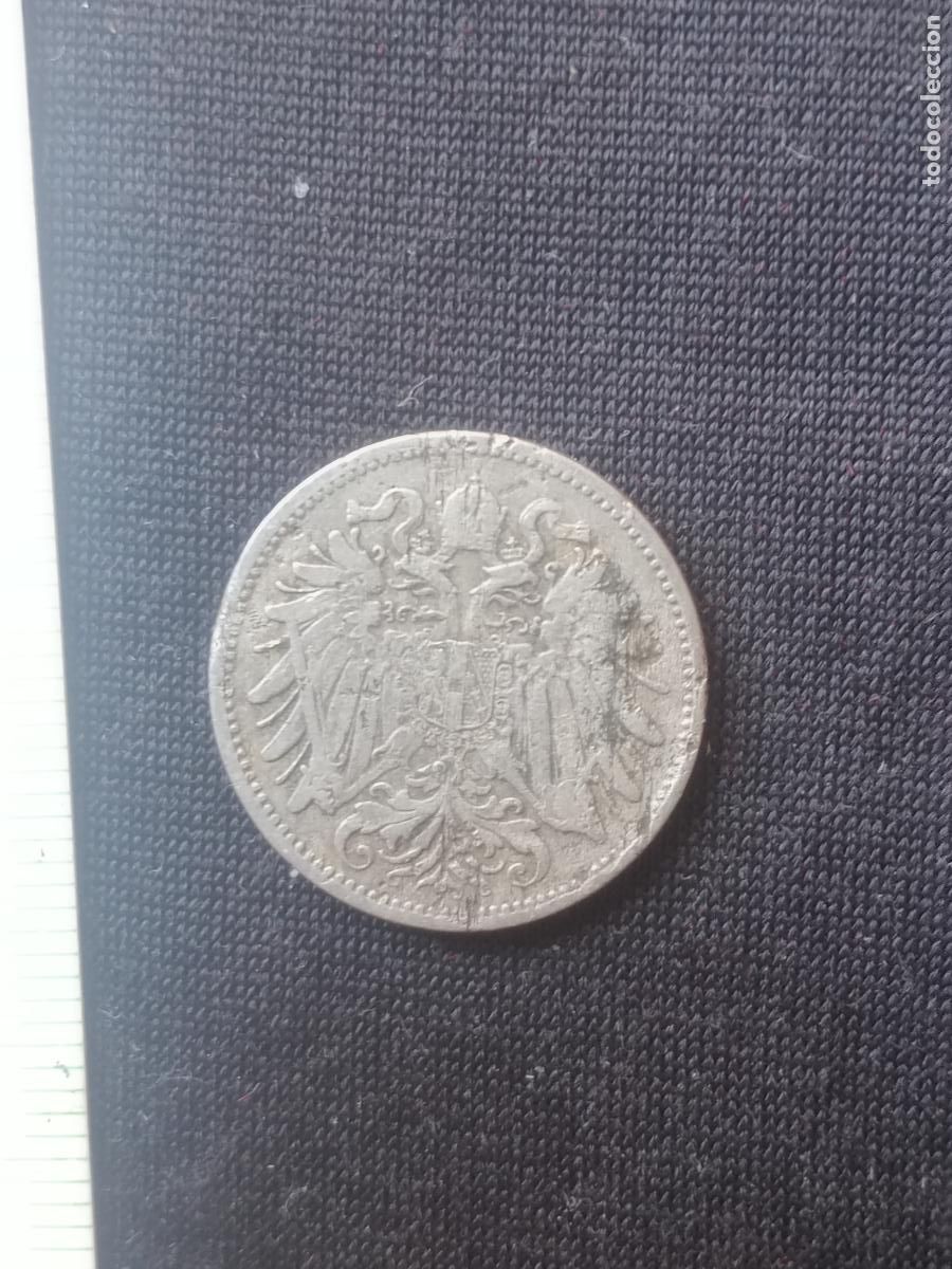 Monedas antiguas de Europa: 20 Heller Austria 1894 - Foto 2