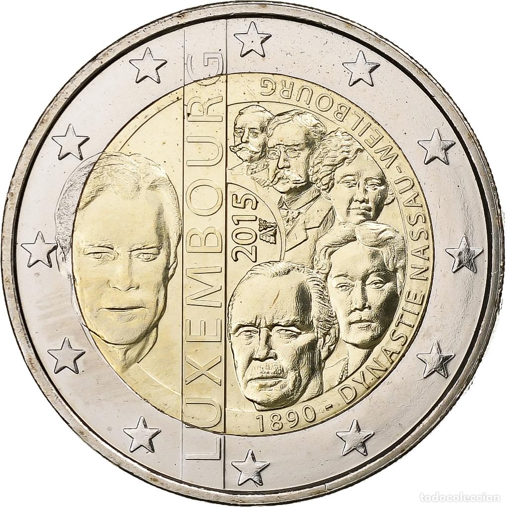 Moedas antigas da Europa: [#1220897] Luxemburgo, 2 Euro, Henri I House of Nassau-Weilburg, 2015, Utrecht