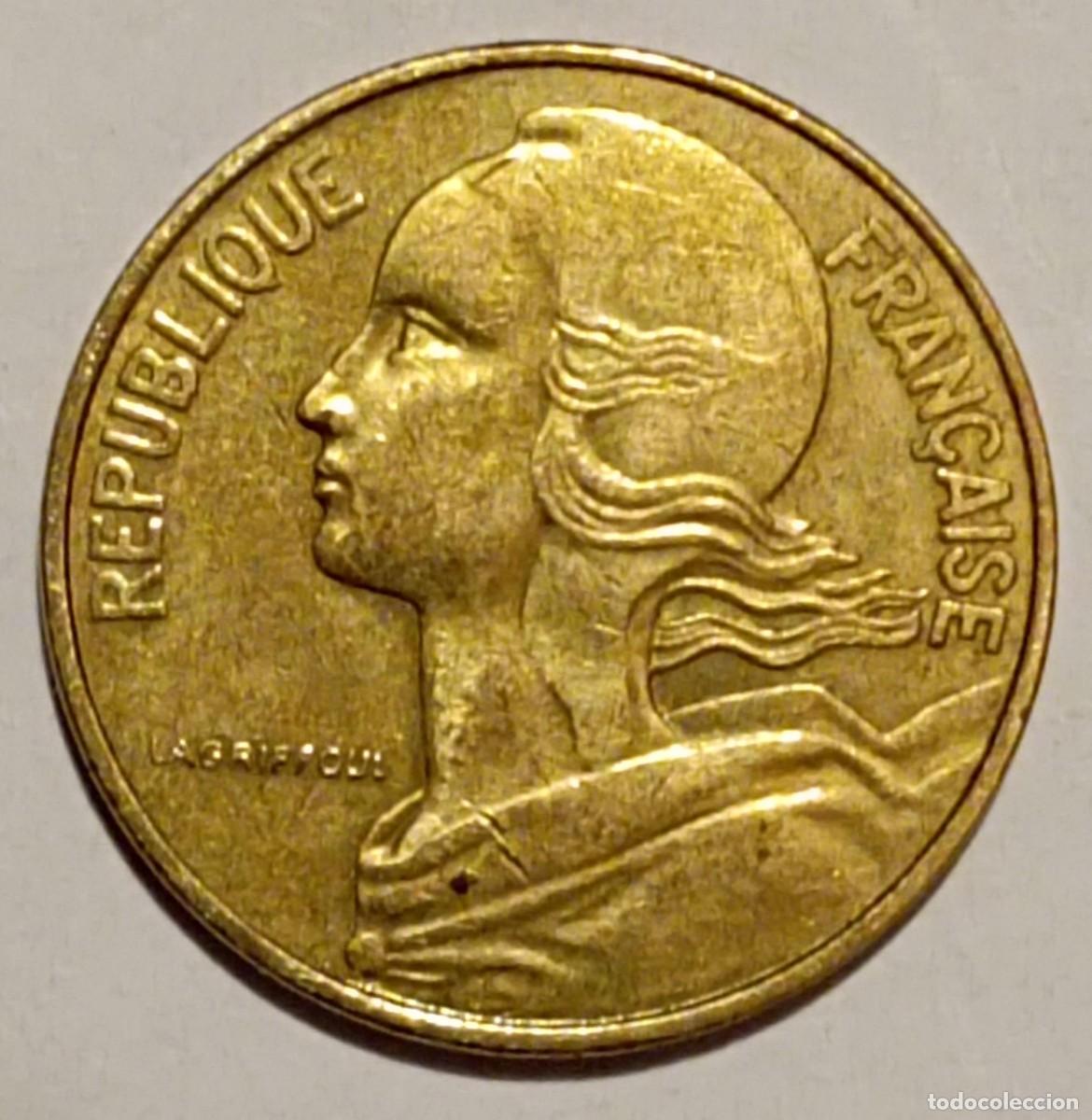 Monedas antiguas de Europa: Moneda de Francia 10 c&eacute;ntimos de 1981 - Foto 1