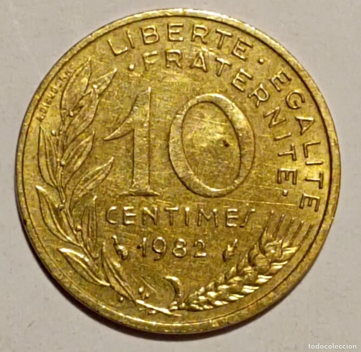 Monedas antiguas de Europa: Moneda de Francia 10 c&eacute;ntimos de 1982 - Foto 1
