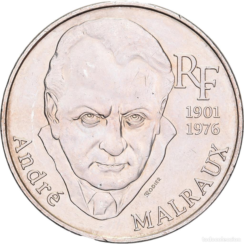 Old Coins of Europe: [#1512269] Francia, 100 Francs, Andr&eacute; Malraux, 1997, Paris, Plata, EBC, Gadoury:954, Le