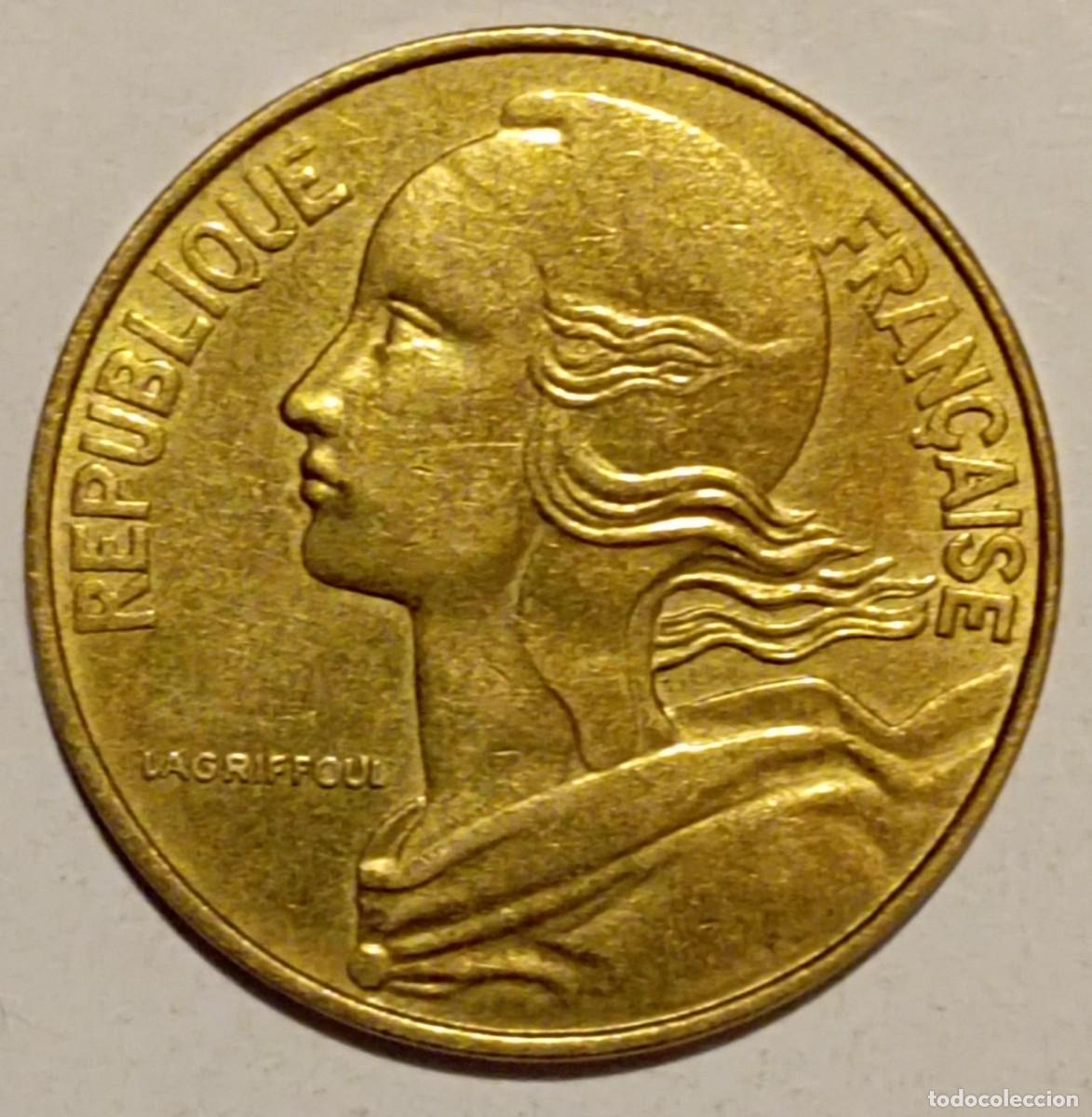 Monedas antiguas de Europa: Moneda de Francia 20 c&eacute;ntimos de 1978 - Foto 2