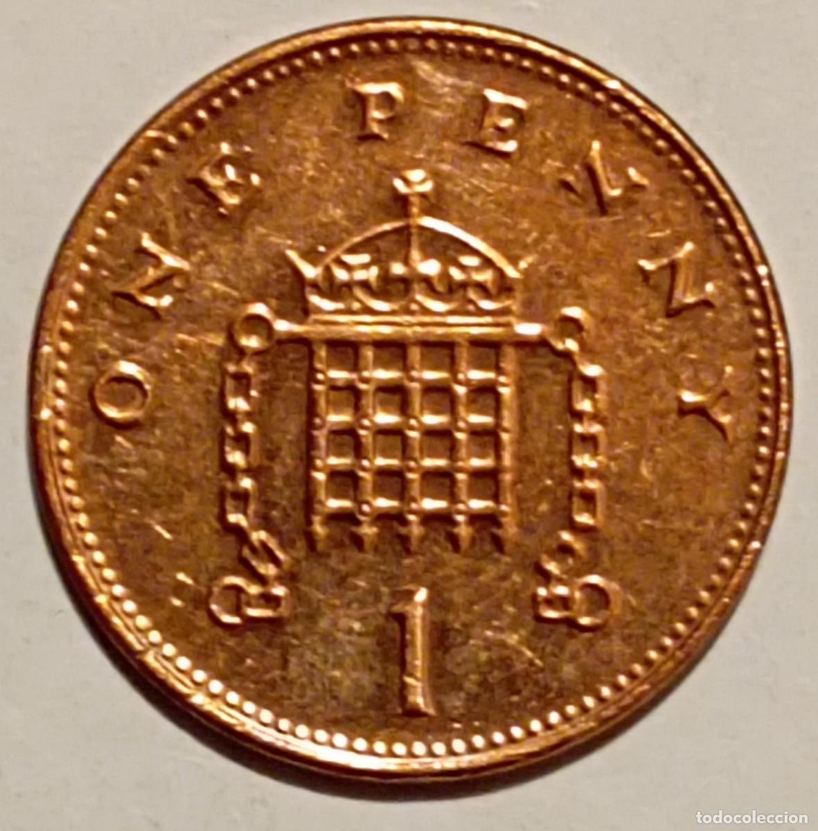 Monedas antiguas de Europa: Moneda de Inglaterra 1 penique del 2000 - Foto 2