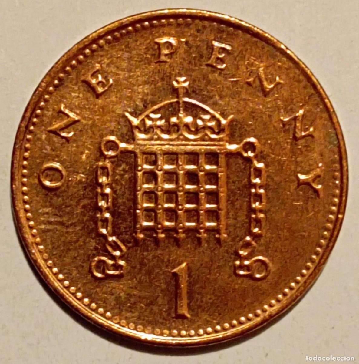 Monedas antiguas de Europa: Moneda de Inglaterra 1 penique del 2000 -A - Foto 1