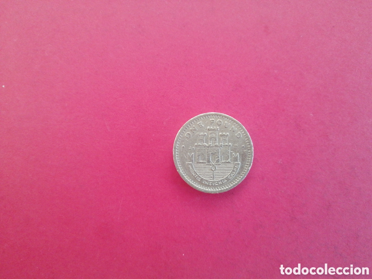 Monedas antiguas de Europa: 1 libra de Gibraltar 2001 - Foto 1
