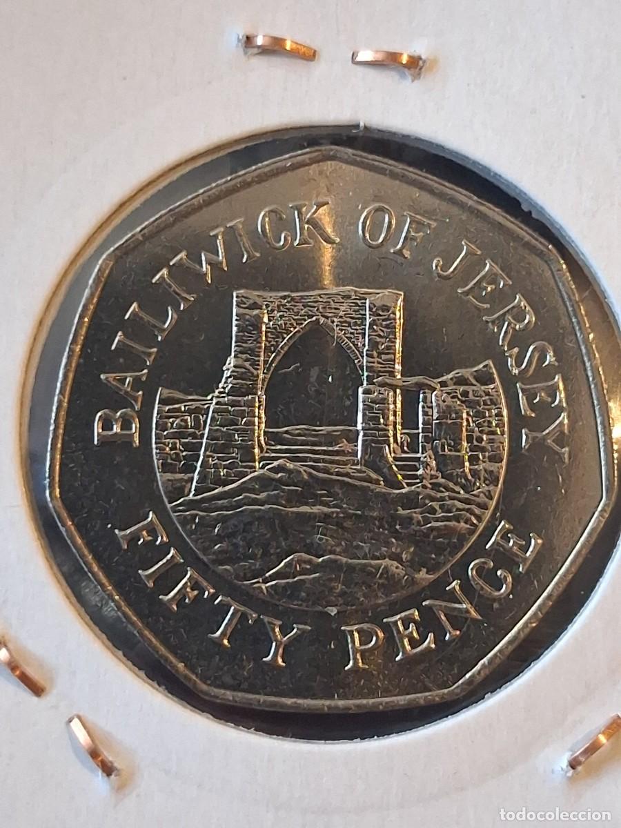 Monedas antiguas de Europa: Jersey 1994 50 pence UNC - Foto 2