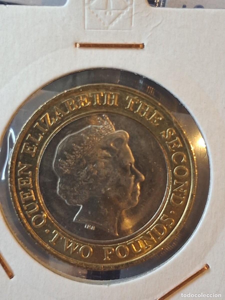Monedas antiguas de Europa: Jersey 1998 2 pound UNC - Foto 1
