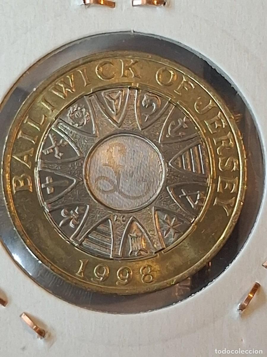 Monedas antiguas de Europa: Jersey 1998 2 pound UNC - Foto 2