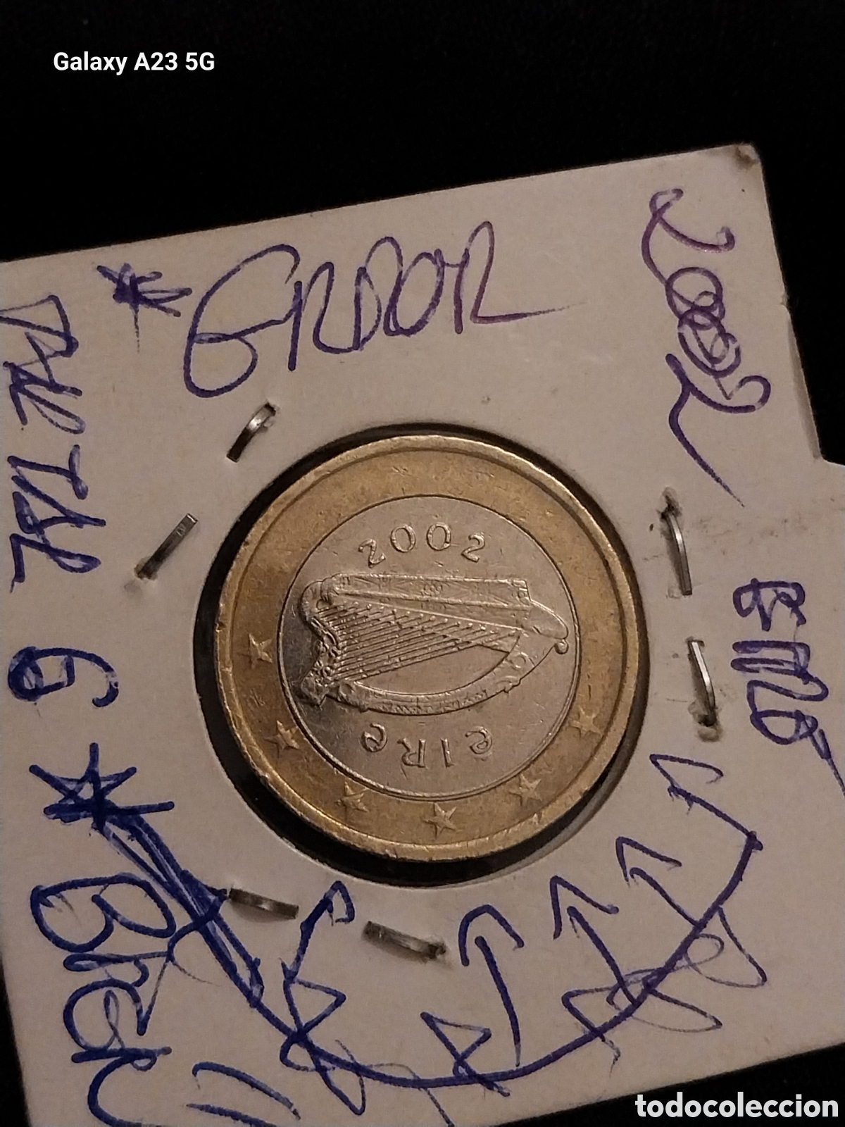 Monedas antiguas de Europa: ERROR 2002 eire ARPA CELTA Pocas Star. - Foto 3