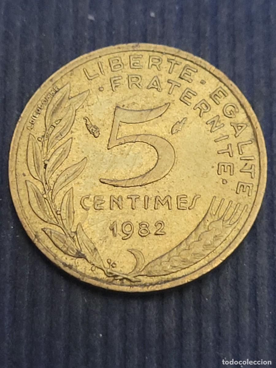 Monedas antiguas de Europa: Moneda 5 c&eacute;ntimos 1982 Francia - Foto 2