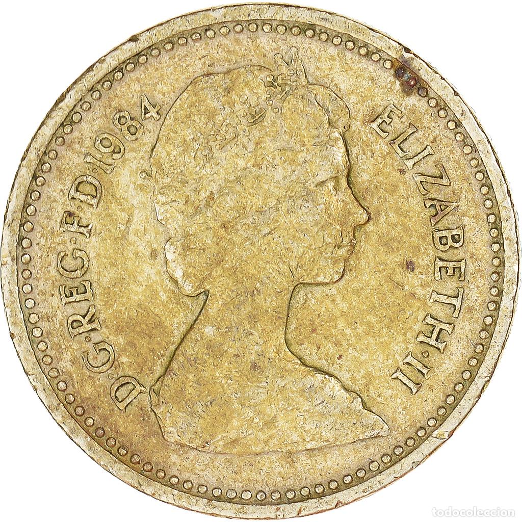 Moedas antigas da Europa: [#1333521] Moneda, Gran Breta&ntilde;a, Pound, 1984