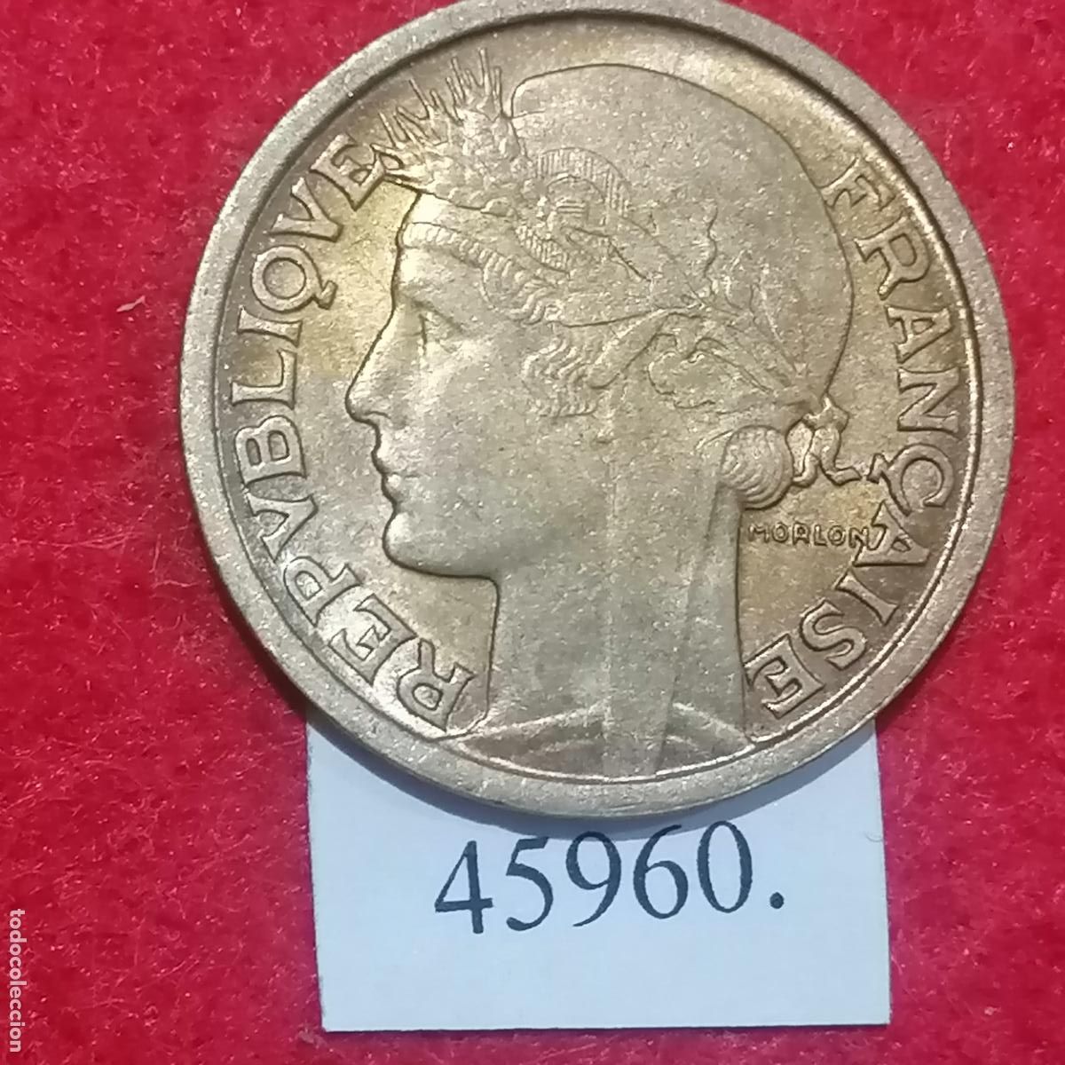 Monedas antiguas de Europa: Francia 2 francos 1939 - Foto 1