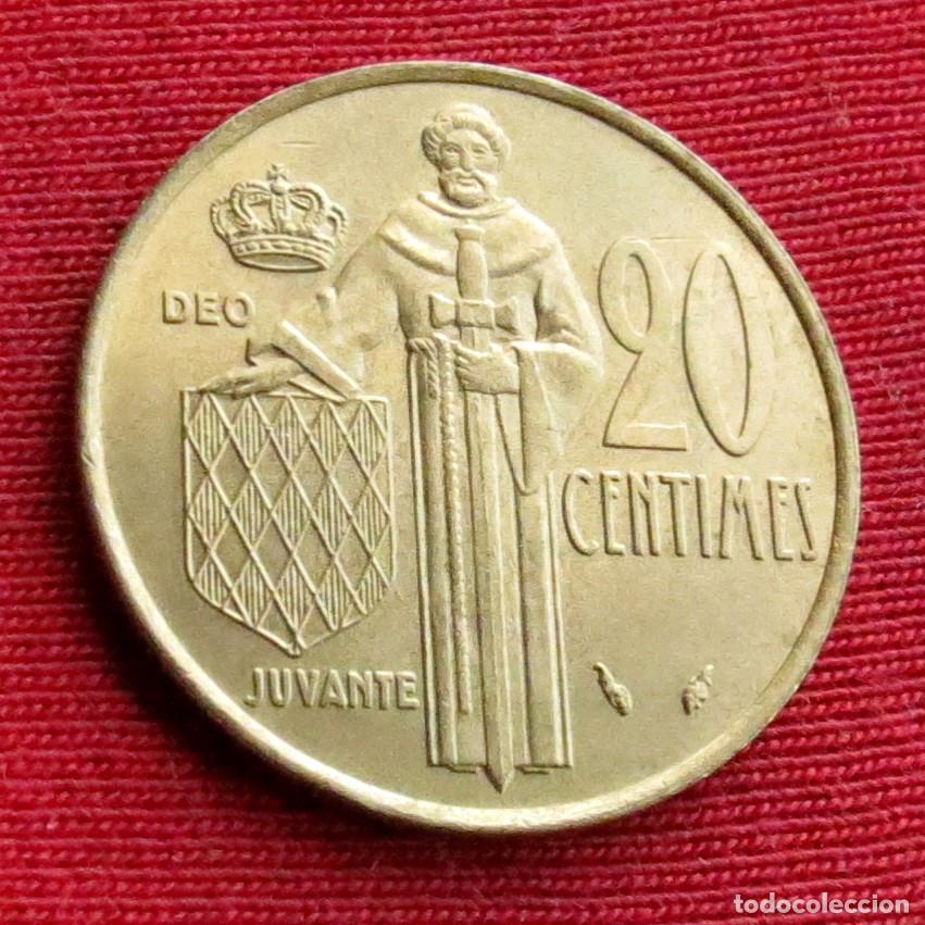 Monedas antiguas de Europa: Monaco 20 centimes 1977 - Foto 1