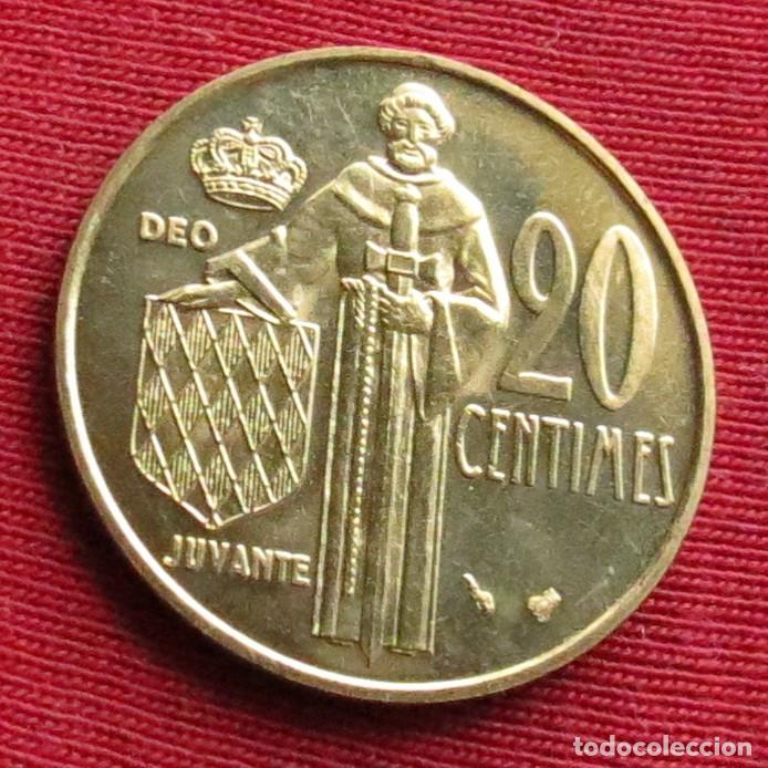 Monedas antiguas de Europa: Monaco 20 centimes 1995 - Foto 1