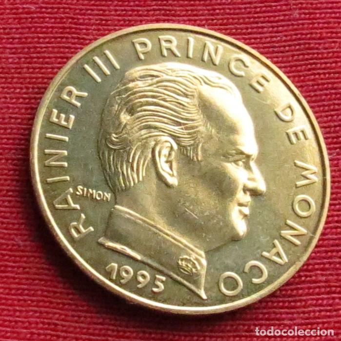 Monedas antiguas de Europa: Monaco 20 centimes 1995 - Foto 2