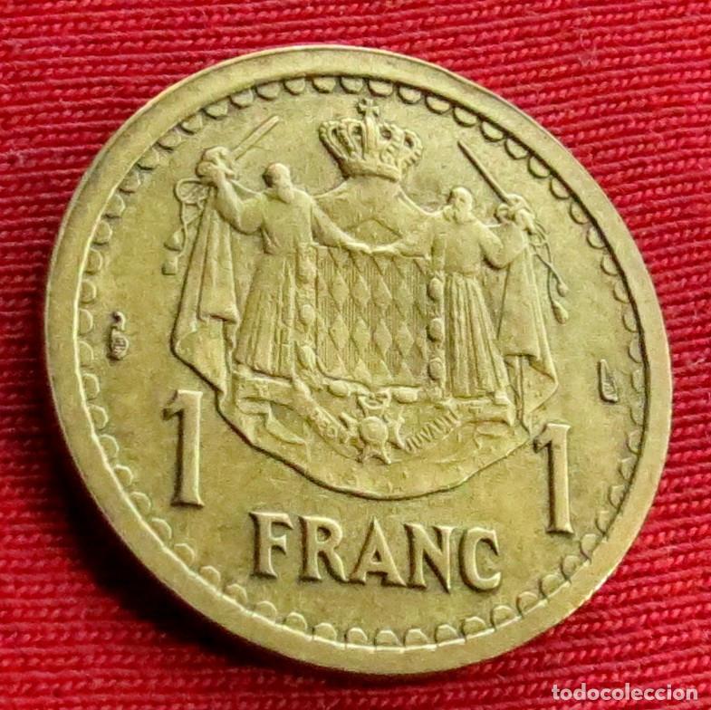 Monedas antiguas de Europa: Monaco 1 franc 1945 . - Foto 1