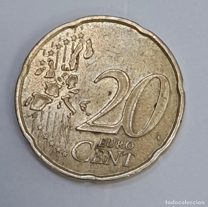 Monedas antiguas de Europa: Moneda de 20 c&eacute;ntimos del a&ntilde;o 1999 - Foto 1