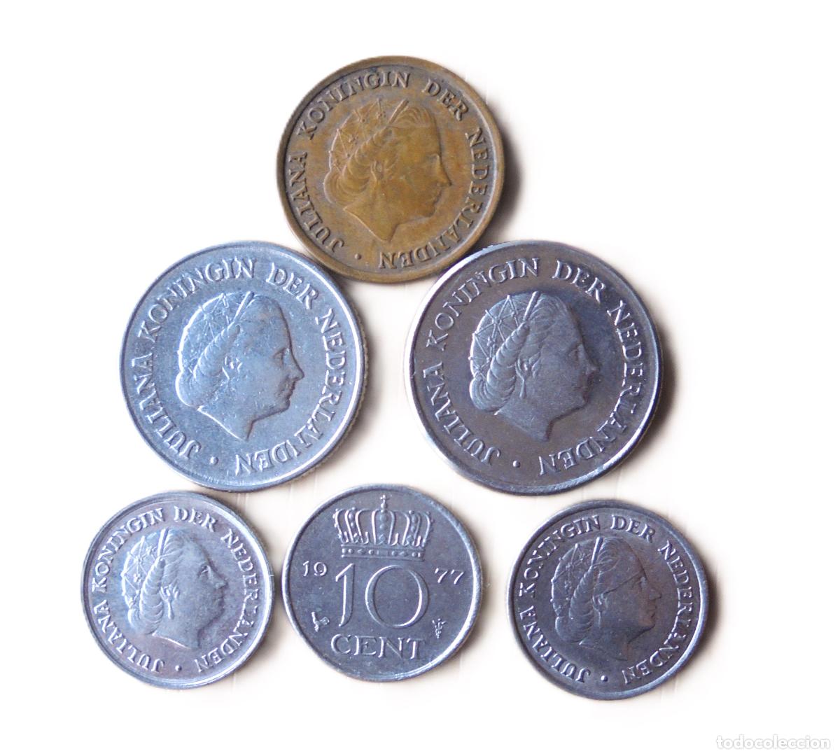 Monedas antiguas de Europa: lote de monedas Holanda - Foto 1