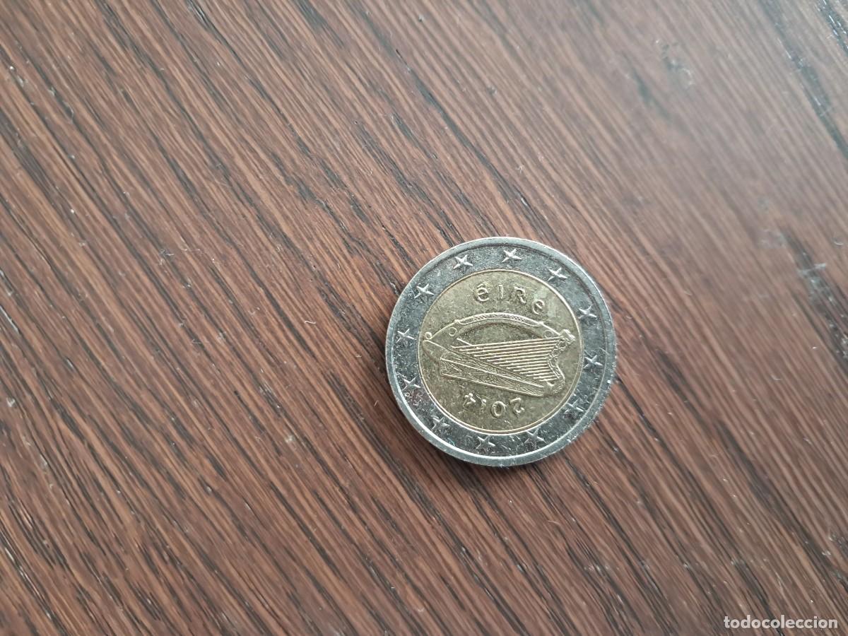 Monedas antiguas de Europa: moneda de 2 euros de Eire, a&ntilde;o 2014. - Foto 1