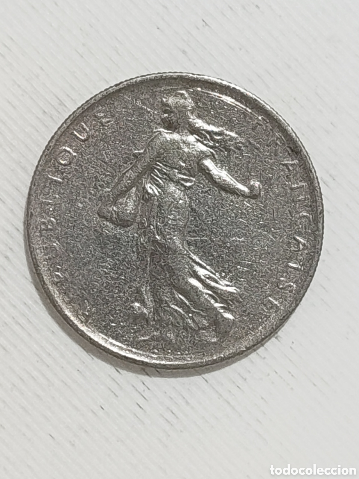 Moedas antigas da Europa: Francia 1 franco, 1960