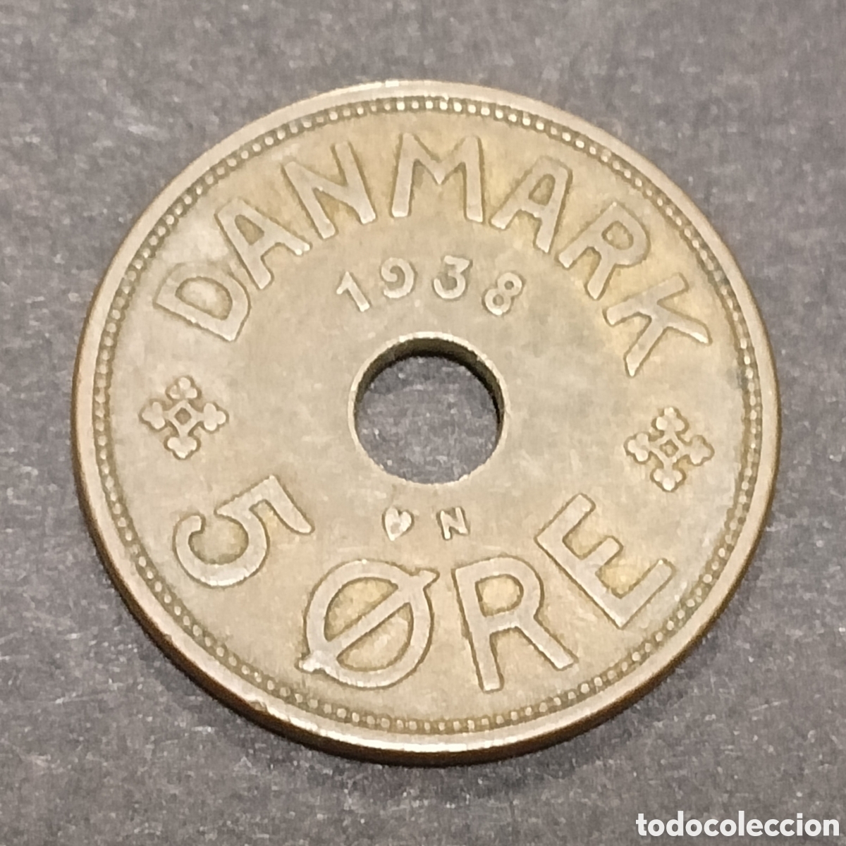 Monedas antiguas de Europa: Dinamarca. 5 Ore de Corona - Foto 1
