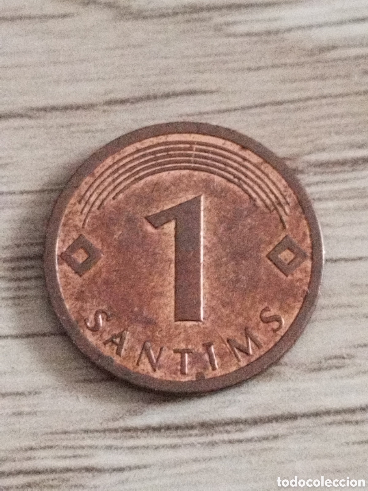 Monedas antiguas de Europa: Letonia 1 c&eacute;ntimo de 2008 km#15 Viena - Foto 2