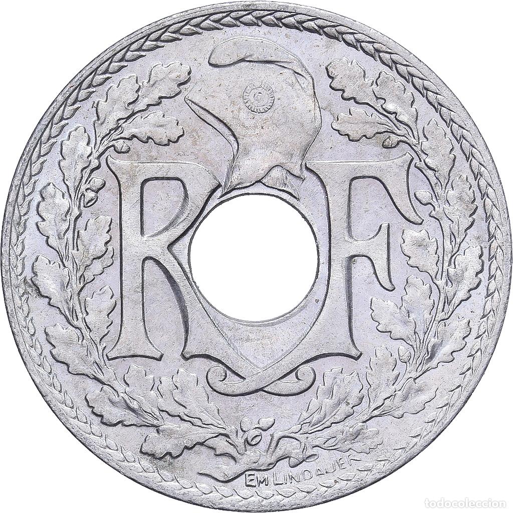 Monete antiche di Europa: [#228084] Francia, 10 Centimes, Lindauer, 1939, N&iacute;quel - bronce, EBC, KM:889.1