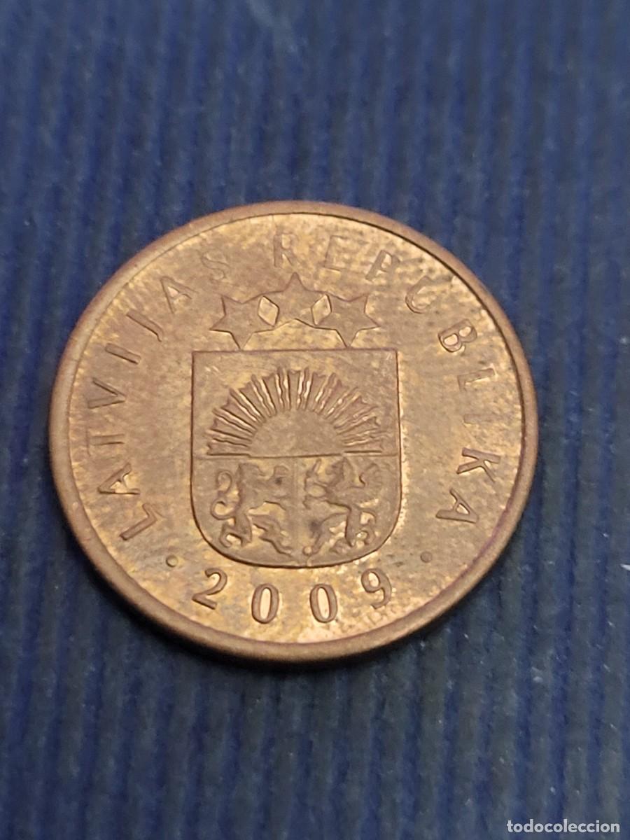 Monedas antiguas de Europa: Moneda 2 santimi 2009 Letonia - Foto 1