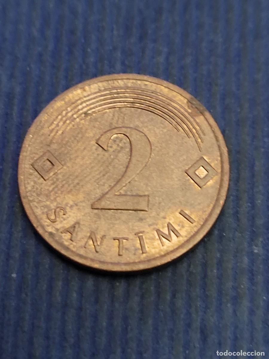 Monedas antiguas de Europa: Moneda 2 santimi 2009 Letonia - Foto 2