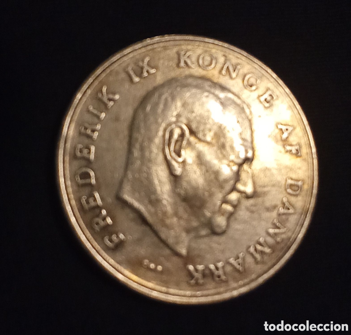 Monedas antiguas de Europa: MONEDA DE DINAMARCA UN KRONE - Foto 1