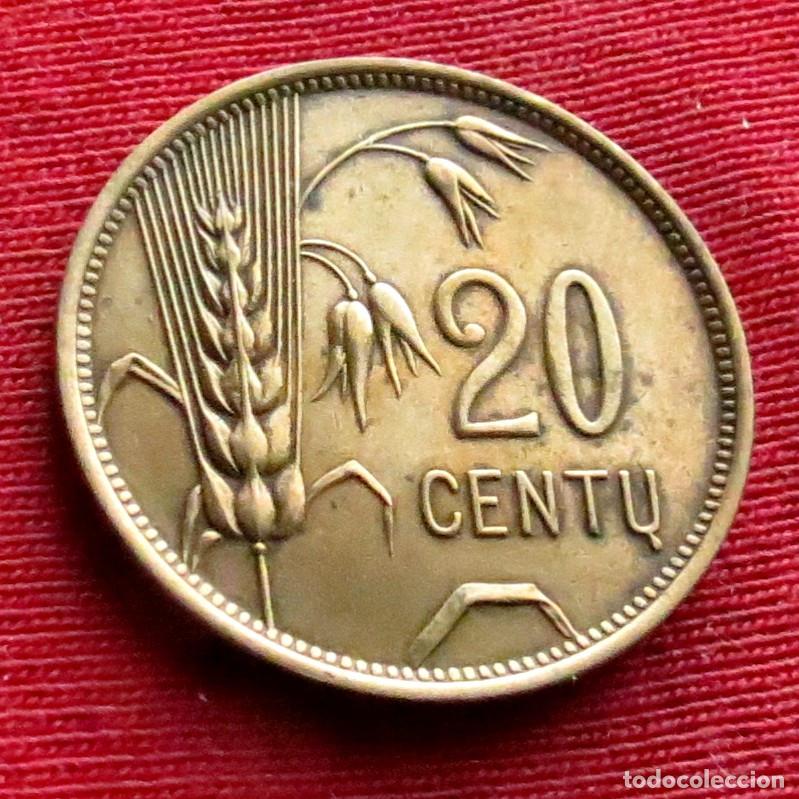 Monedas antiguas de Europa: Lituania 20 centu 1925 - Foto 1