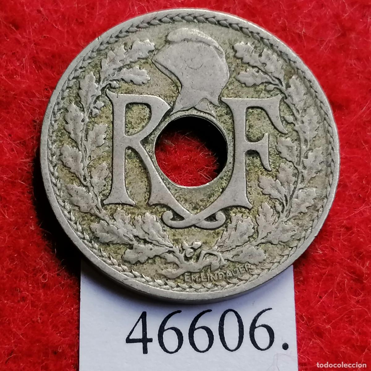 Monedas antiguas de Europa: Francia 10 c&eacute;ntimos 1918 - Foto 2