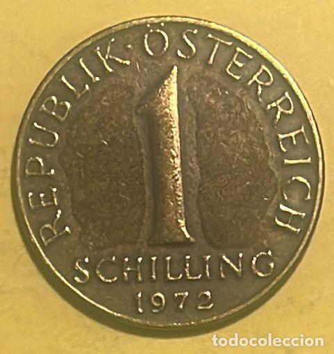 Monedas antiguas de Europa: AUSTRIA 1 SCHILLING 1972 . CIRCULADA - Foto 2
