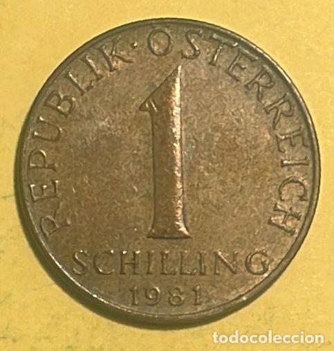 Monedas antiguas de Europa: AUSTRIA 1 SCHILLING 1981 . CIRCULADA - Foto 2