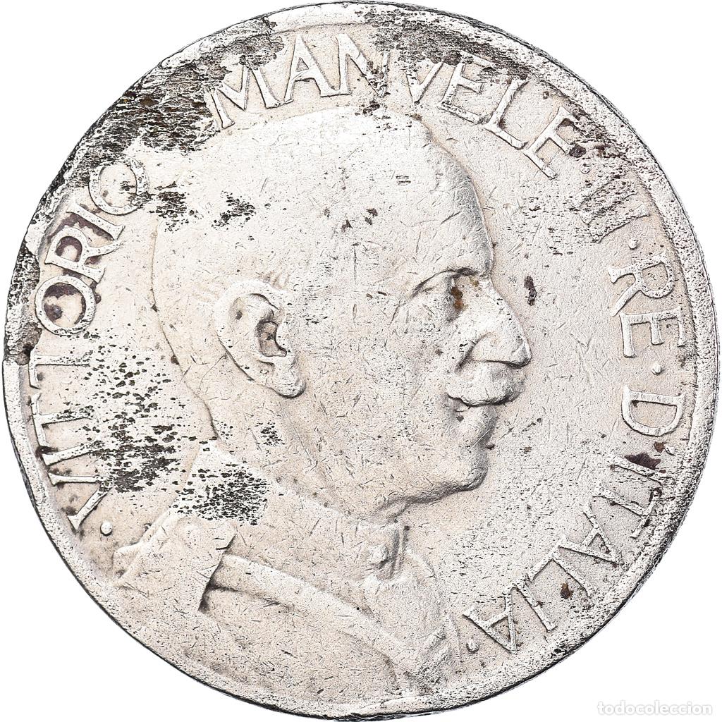 Monete antiche di Europa: [#1037186] Moneda, Italia, Vittorio Emanuele III, 2 Lire, 1924, Rome, BC+, N&iacute;quel, KM:63