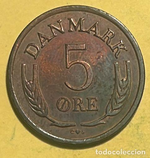 Monedas antiguas de Europa: DINAMARCA 5 ORE 1970. CIRCULADA - Foto 1