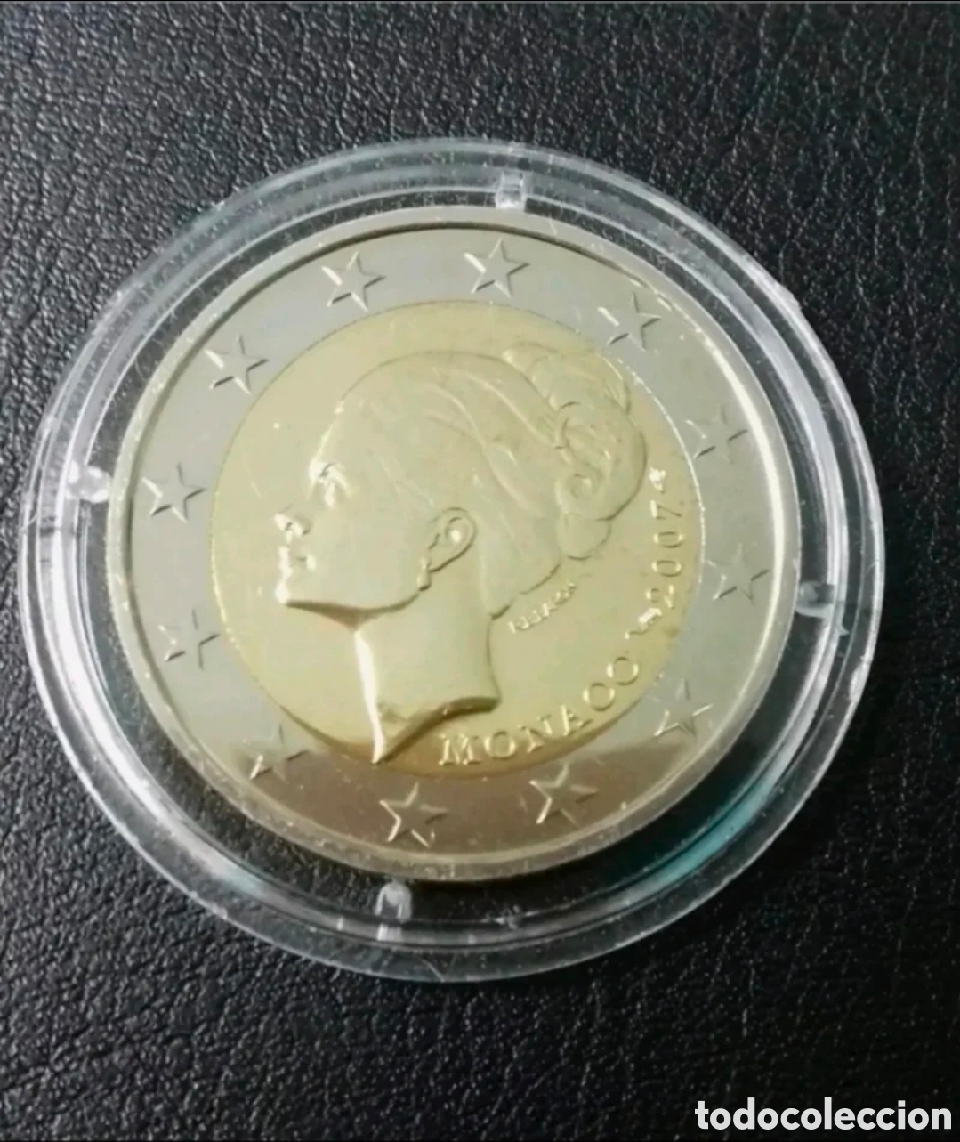 Monedas antiguas de Europa: Moneda 2 euros M&oacute;naco 2007. Grace Kelly