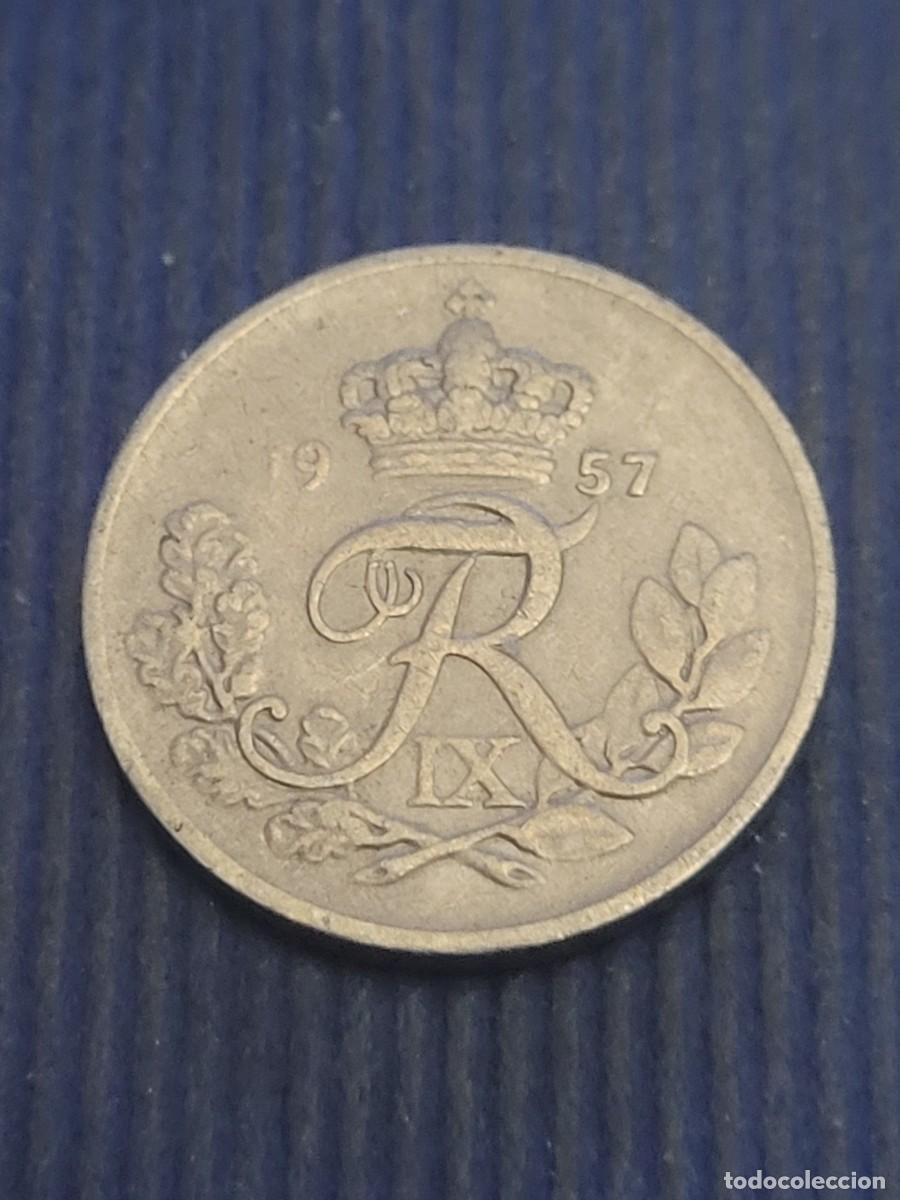 Monedas antiguas de Europa: Moneda 10 ore 1957 Dinamarca - Foto 1