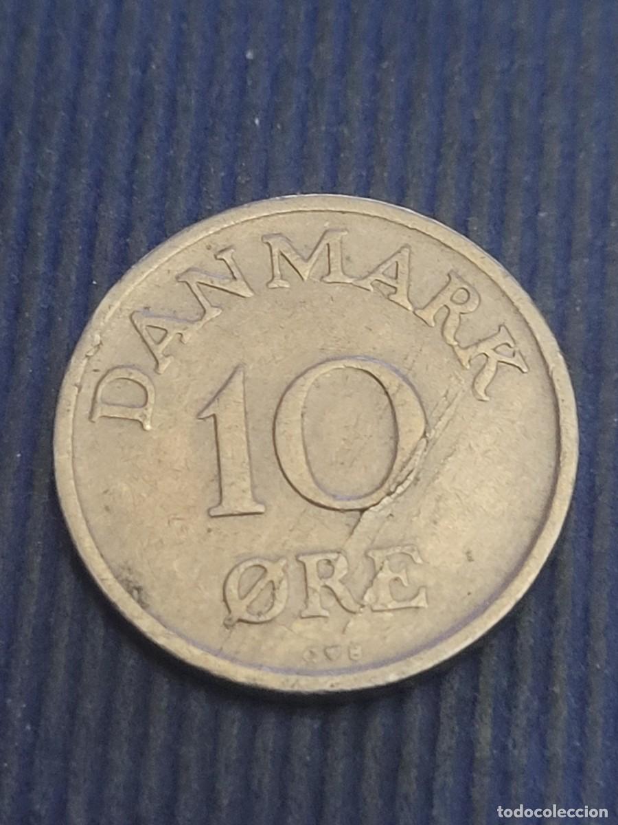 Monedas antiguas de Europa: Moneda 10 ore 1957 Dinamarca - Foto 2