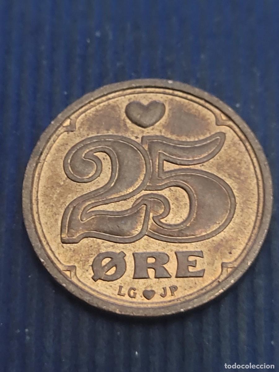 Monedas antiguas de Europa: Moneda 25 ore 1993 Dinamarca - Foto 2