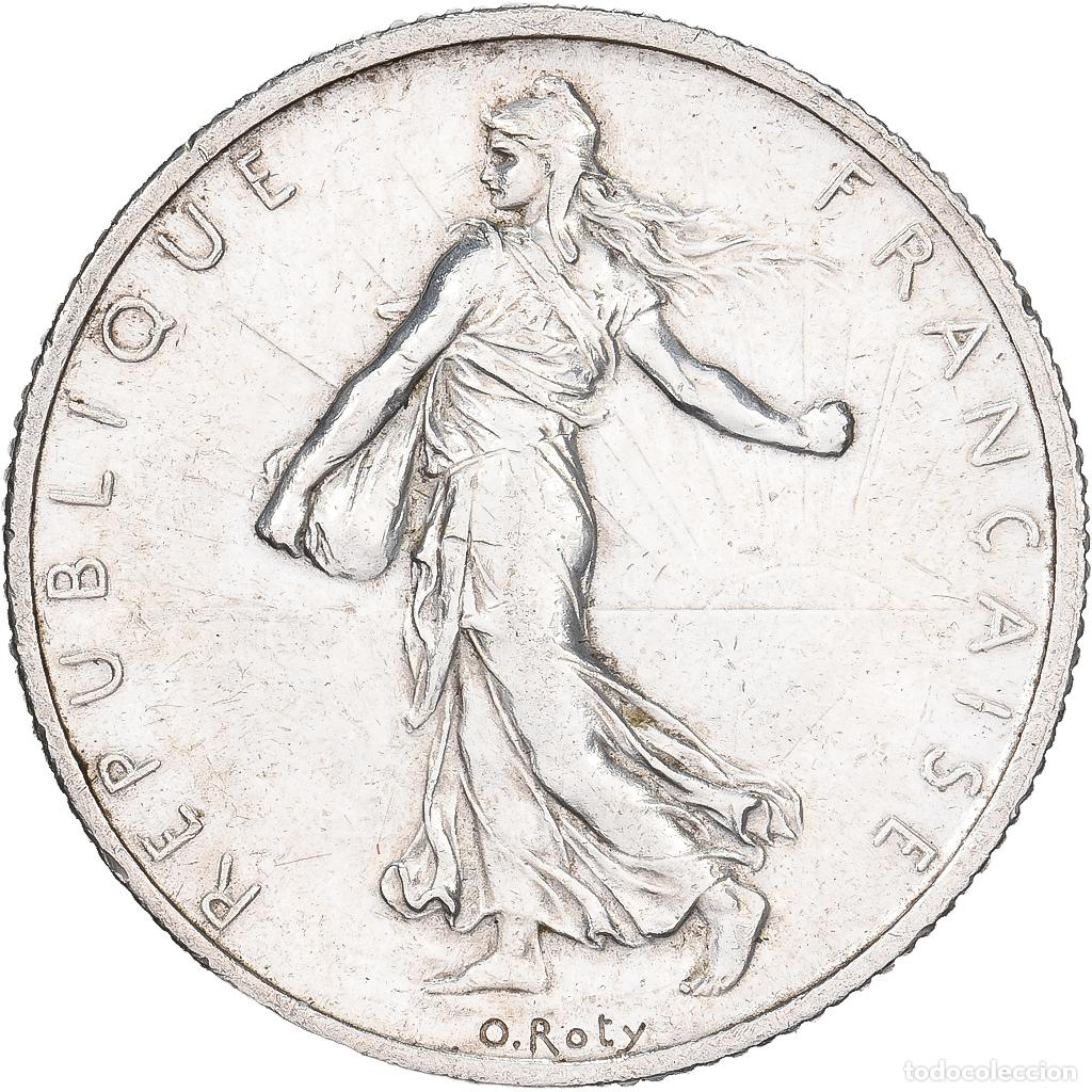 Monete antiche di Europa: [#1213848] Francia, 2 Francs, Semeuse, 1901, Paris, Plata, EBC, Gadoury:532, KM:845.1